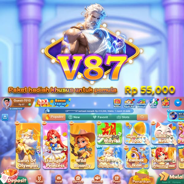 V87 - Akun Aman v87 App Resmi ✅